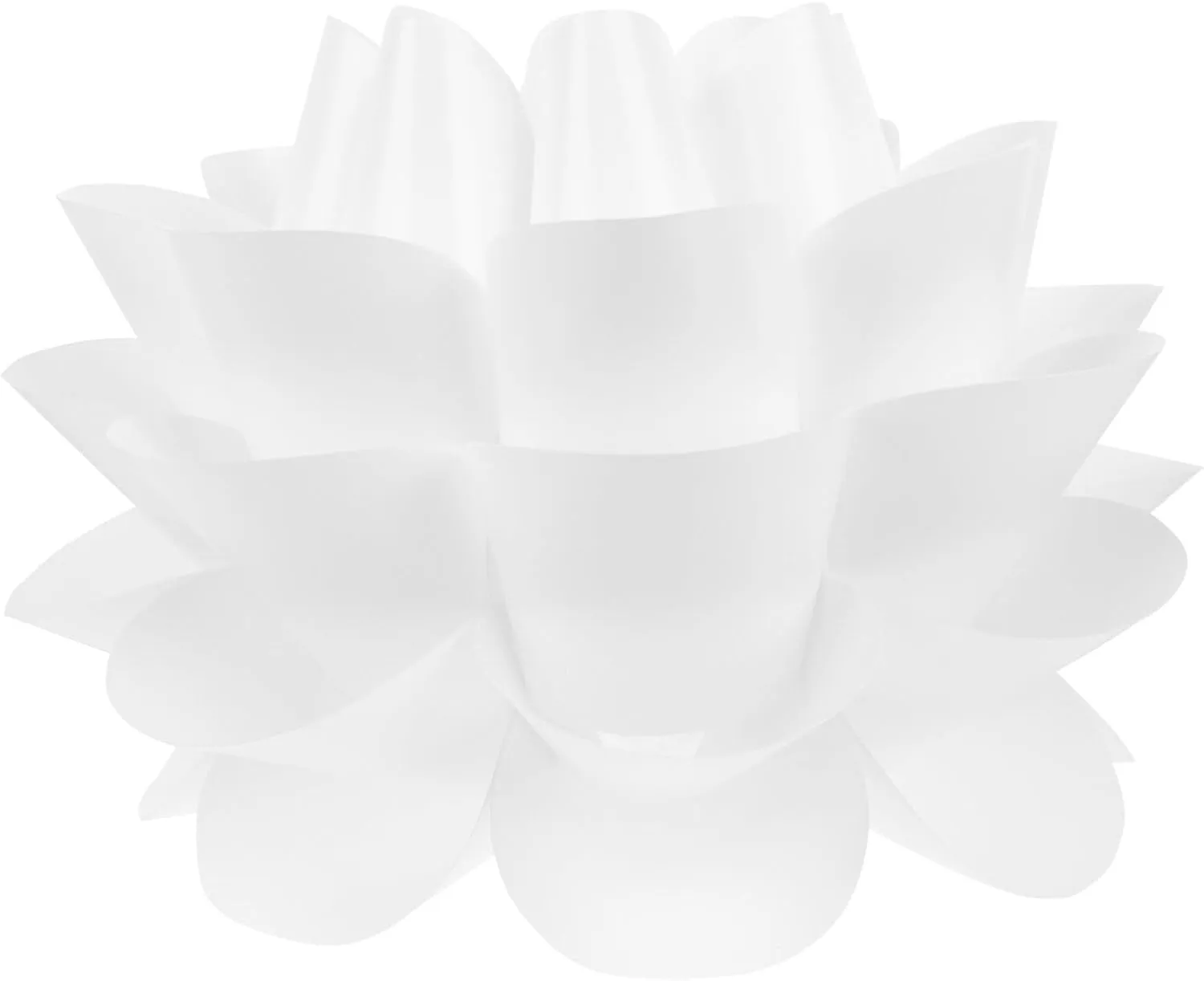 Lotus Lampshade Lamp Shades for Floor Lamps - Shaped Lampshade Pendant Tassel Lantern Shades Clip on Chandelier Lamp Shades Floor Lamp Shade Bell Pp - White Antique