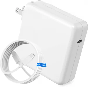 MacBook Pro Charger for 96W MacBook Pro Air 13 14 15 16 inch 2024 2023 2022 2021 2020, M1 M2 M3 M4 Laptop USB C Fast Charger Block Power Adapter, ipad Pro, Include Type C Cable