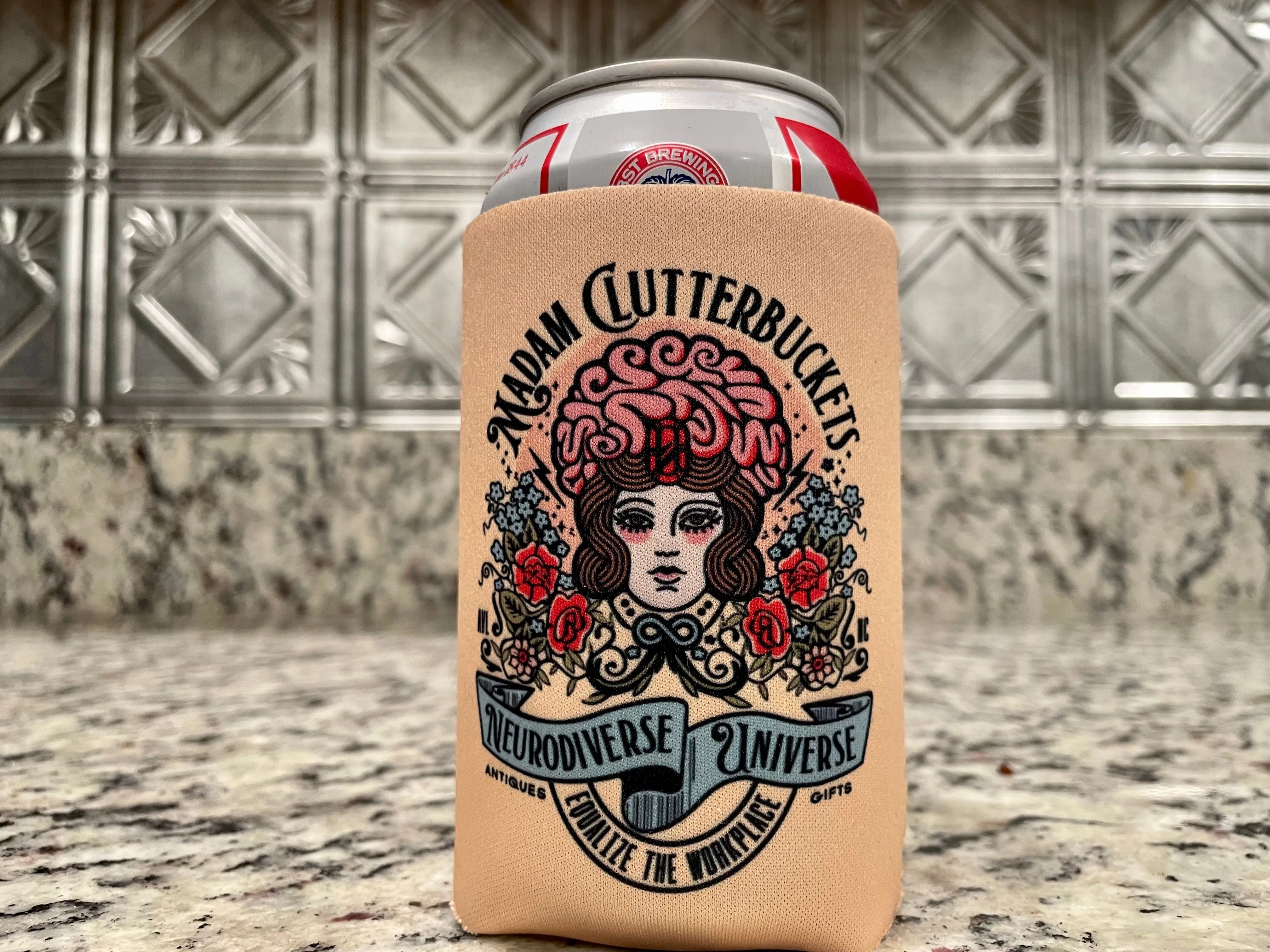 Madam Clutterbucket's Koozie / Can Cooler