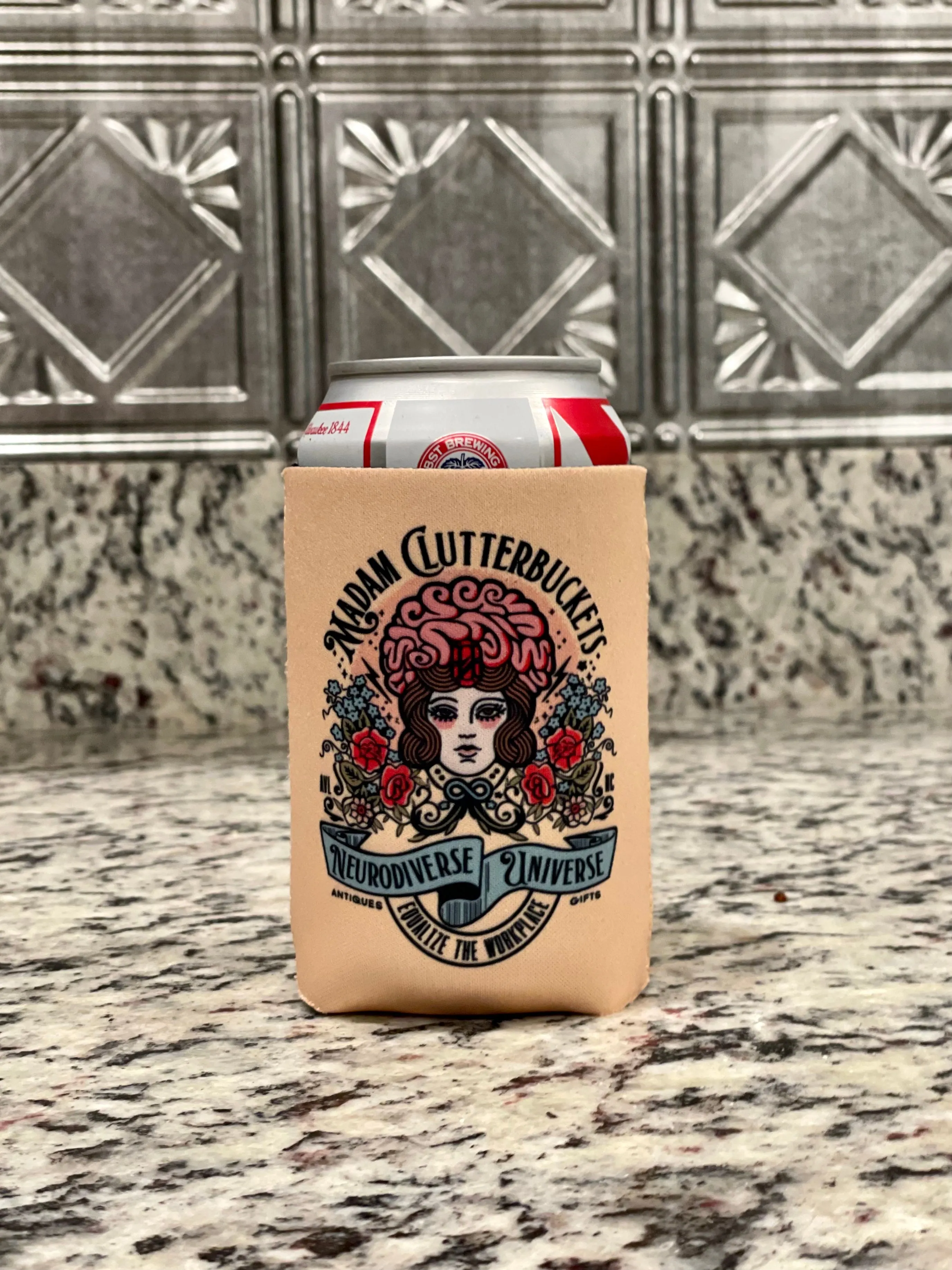 Madam Clutterbucket's Koozie / Can Cooler
