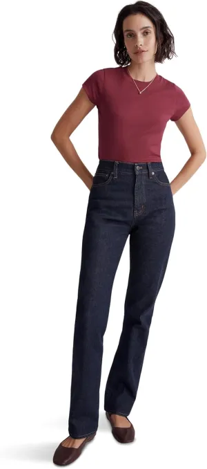 Madewell Womens Brightside Rib Tee