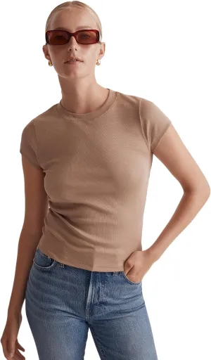 Madewell Womens Brightside Rib Tee