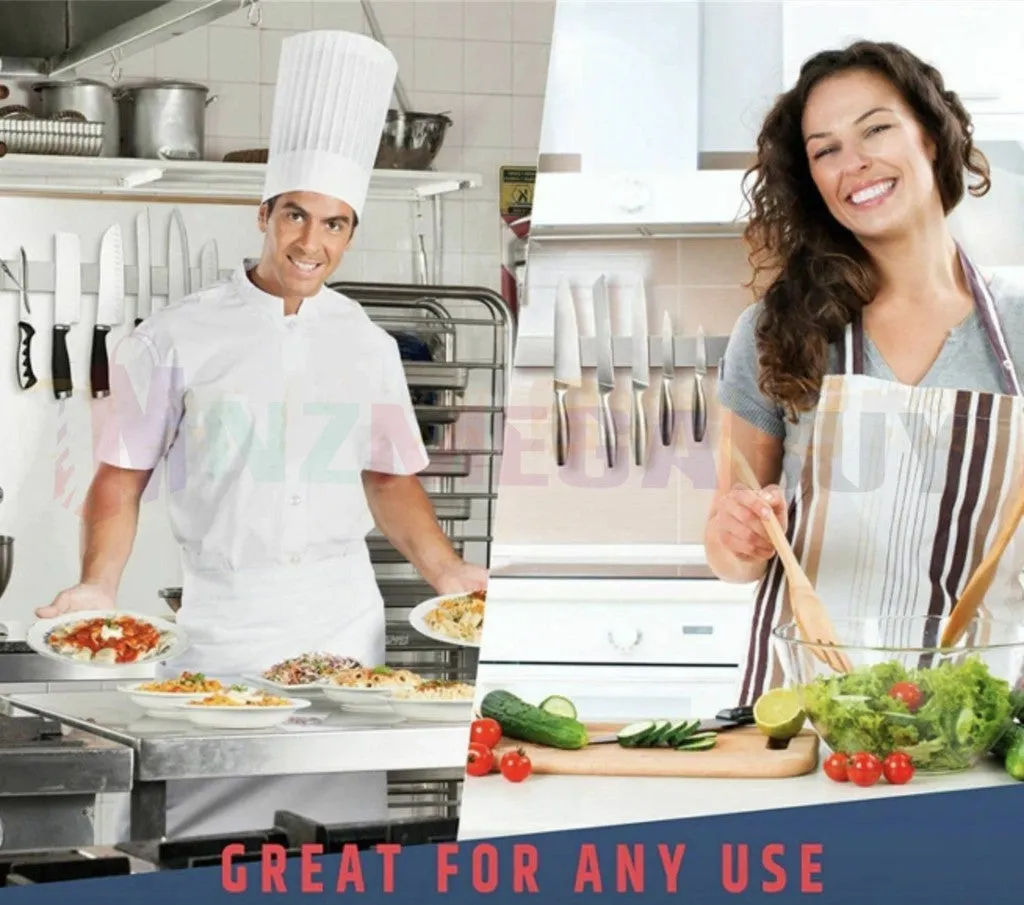 Magnetic Wall Mount Knife Storage Holder Utensil Rack Shelf Kitchen Chef *40CM