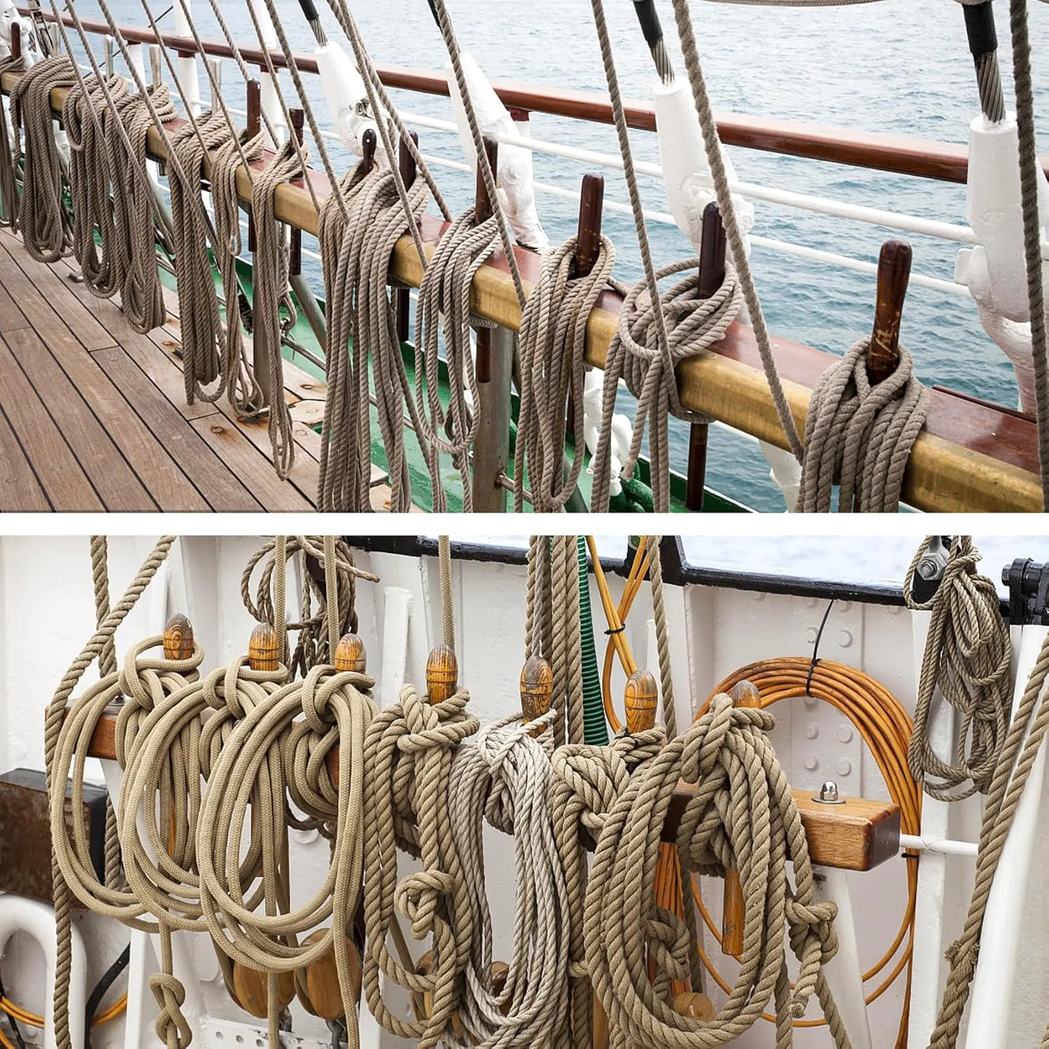 Manila Rope 1 Inch x 200 Feet, Twisted Thick Rope for Landscaping, Crafts, Sporting,Marine, Projects and Tie-Downs