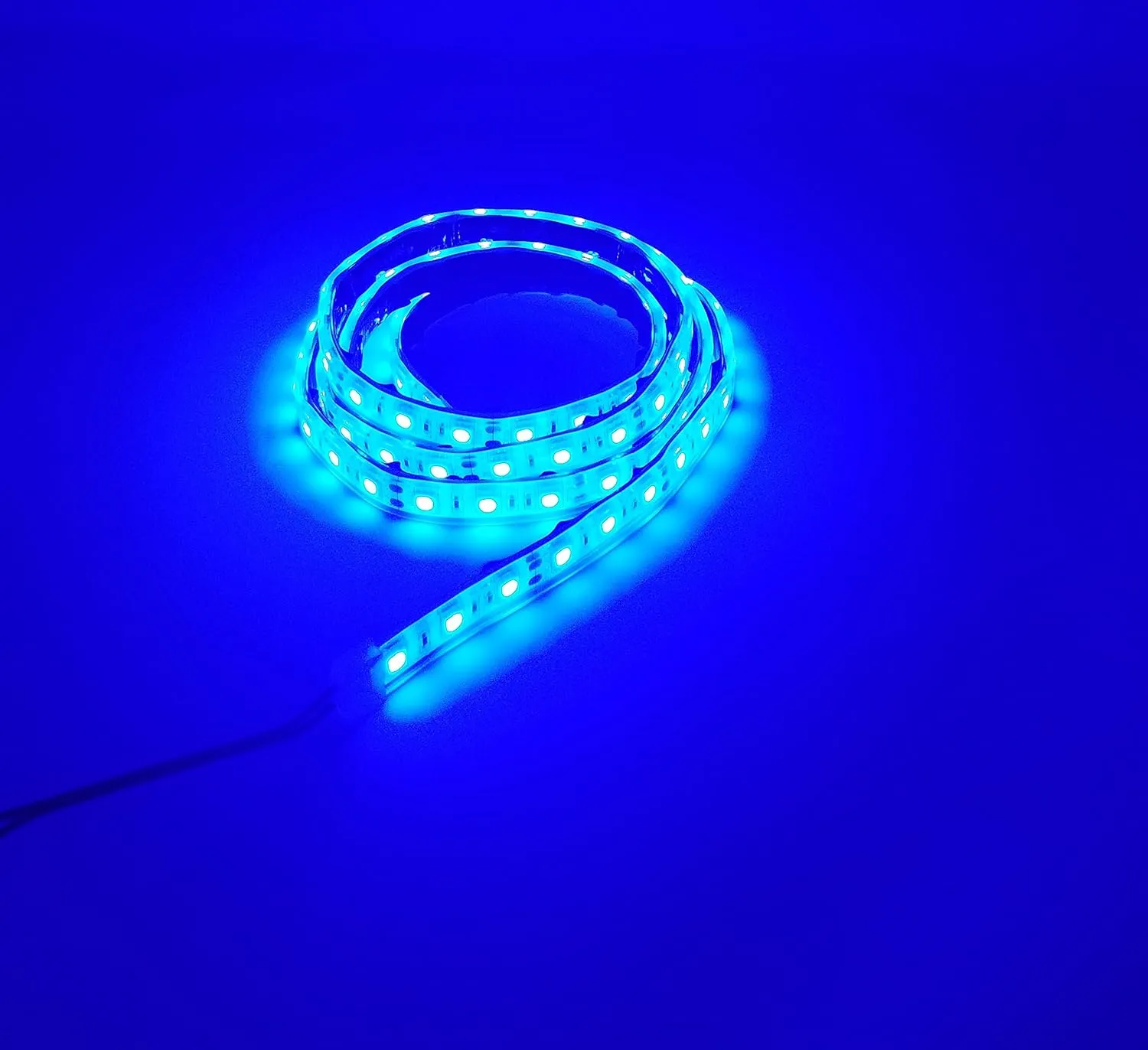 Marine Submersible LED Light Strip 12V 6ft Blue, LED Rope Lights, Waterproof Led Lights,