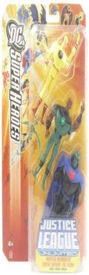 Mattel Justice League DC Super Heroes: Martian Manhunter, Green Lantern & The Flash