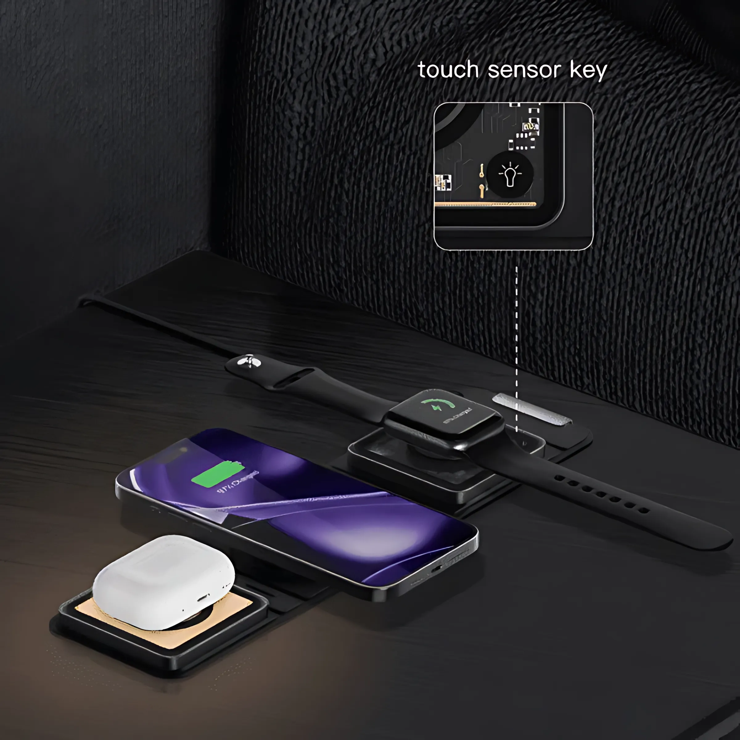 Maxco Noah Ark 3-in-1 Magnetic Wireless Charger 15W