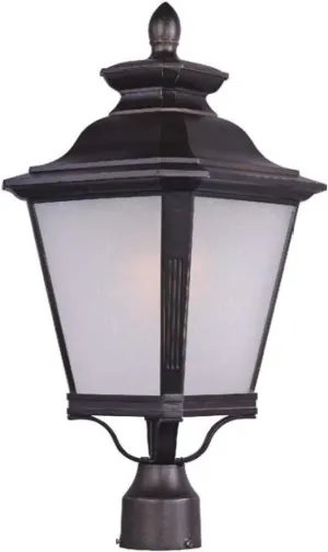 Maxim Lighting 1120FSBZ Mount Knoxville 1-Light Outdoor Pole/Post Lantern, Bronze