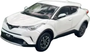 Metal Vehicles Toys 1/43 for Toyota Ezra SUV Mini Alloy Car Model Collectible Art Decoration Home Office Desktop Display Home Or Office Décor(White)