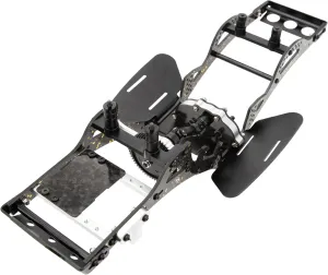 MEUS RACING Gold Rush V1 Carbon Fiber LCG Chassis Kit for Axial SCX10 SCX10 II Capra 1.9 UTB and Other DIY Builds 1/10 RC Crawler Upgardes Parts