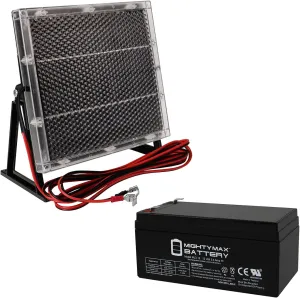 Mighty Max Battery 12V 3AH SLA Replacement Battery for Flo-Gard 6300   12V Solar Panel