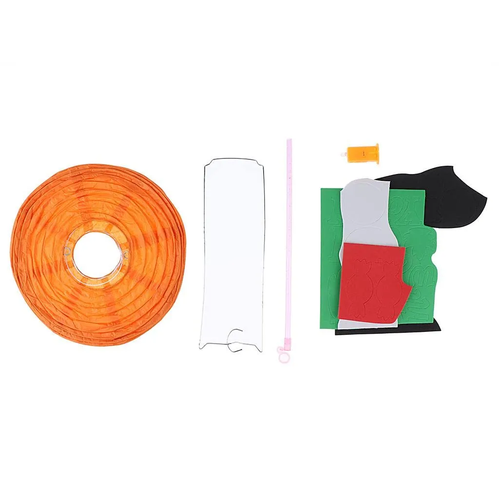 MILAAN Halloween Paper Handhold Lantern Led L Scary Party Props DIY Pumpkin