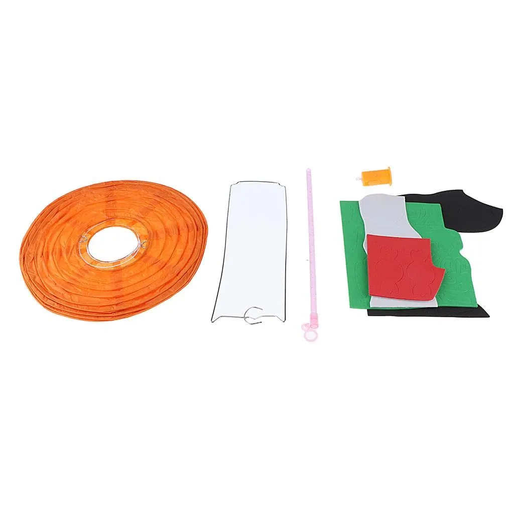 MILAAN Halloween Paper Handhold Lantern Led L Scary Party Props DIY Pumpkin