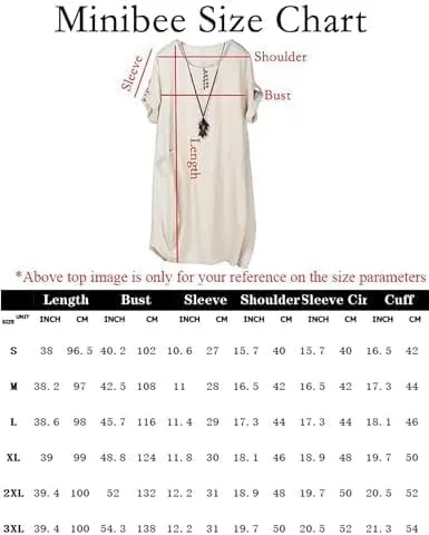 Minibee Women's Ruffle Oversize Casual Midi Dresses with Pockets