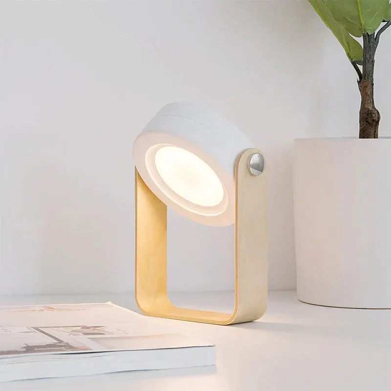 Modern Rechargeable Customer-approved Handle Foldable Control Expert advice Design, Wooden with Dimmable FlexiGlow: LED Touch 2-in-1 Lantern Portable &