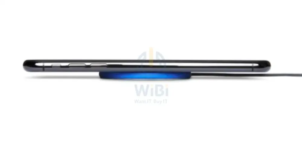 Moon Wireless Pad - Blue Leather