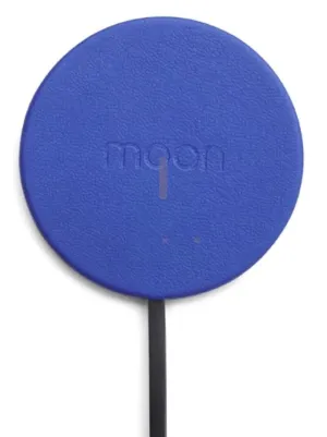 Moon Wireless Pad - Blue Leather