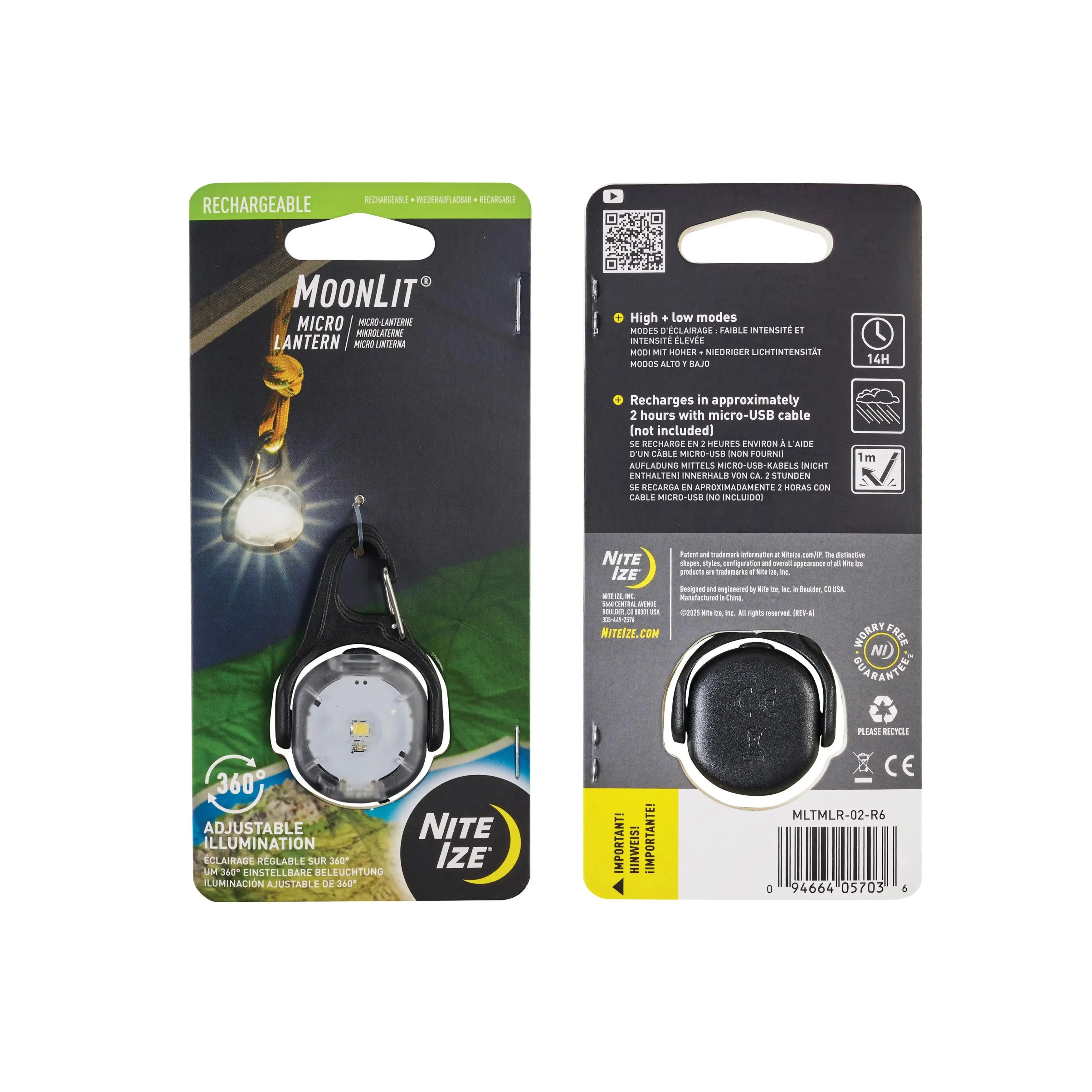 MOONLIT® MICRO LANTERN - RECHARGEABLE