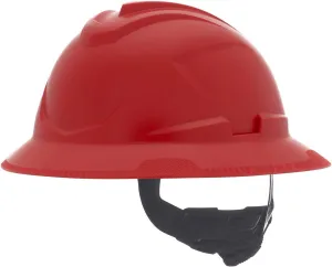 MSA V-Gard C1 Full Brim Hard Hat with ReflectIR Cooling Thermal Barrier and Fas-Trac III Suspension - Uses Highly Innovative Cooling Features to Help Alleviate Heat Stress