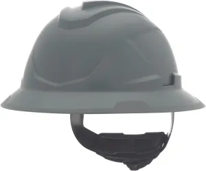 MSA V-Gard C1 Full Brim Hard Hat with ReflectIR Cooling Thermal Barrier and Fas-Trac III Suspension - Uses Highly Innovative Cooling Features to Help Alleviate Heat Stress