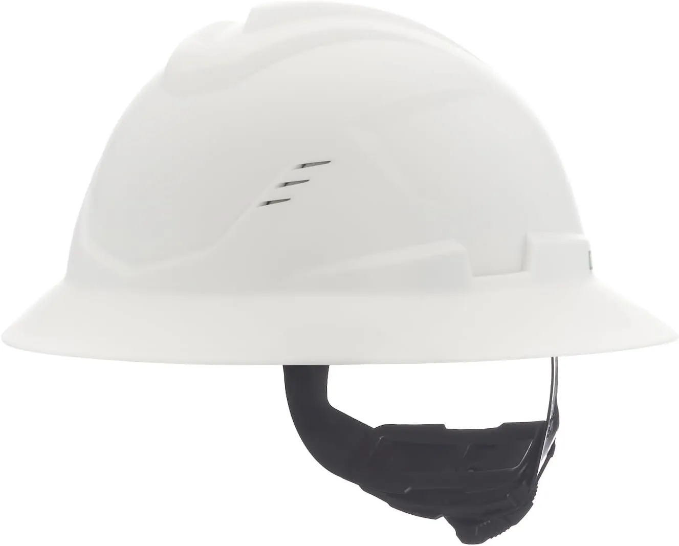 MSA V-Gard C1 Full Brim Hard Hat with ReflectIR Cooling Thermal Barrier and Fas-Trac III Suspension - Uses Highly Innovative Cooling Features to Help Alleviate Heat Stress