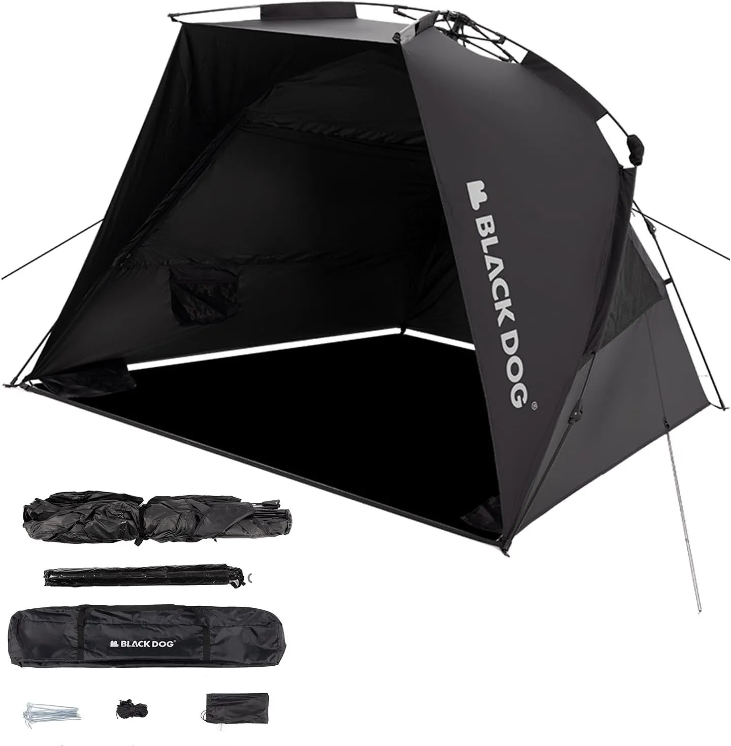 Naturehike Beach Tent Sun Shelter with Instant Setup, 1/2 Person with UPF 50＋ UV Protection Waterproof Tent Double-vinlyl Fabric Included Carry Bag Suit for Outdoor Picnic Fishing Beach