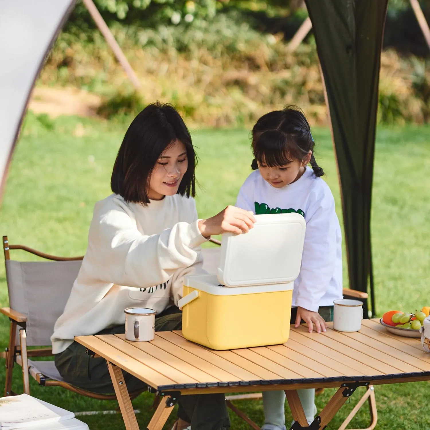 Naturehike Hard Cooler, Insulated Ice Chest Box, Portable Ice Retention Cooler for Beach Camping Picnic Fishing Barbecue