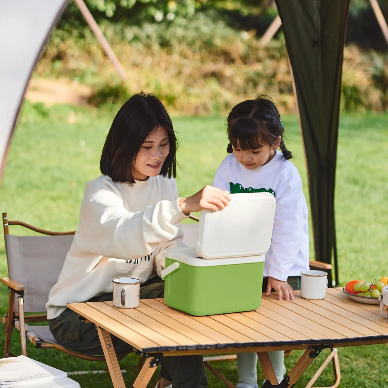 Naturehike Hard Cooler, Insulated Ice Chest Box, Portable Ice Retention Cooler for Beach Camping Picnic Fishing Barbecue