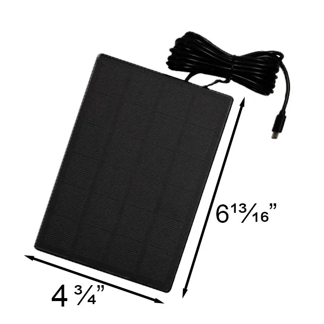 Nestera Solar Panel for Wire-Free Camera
