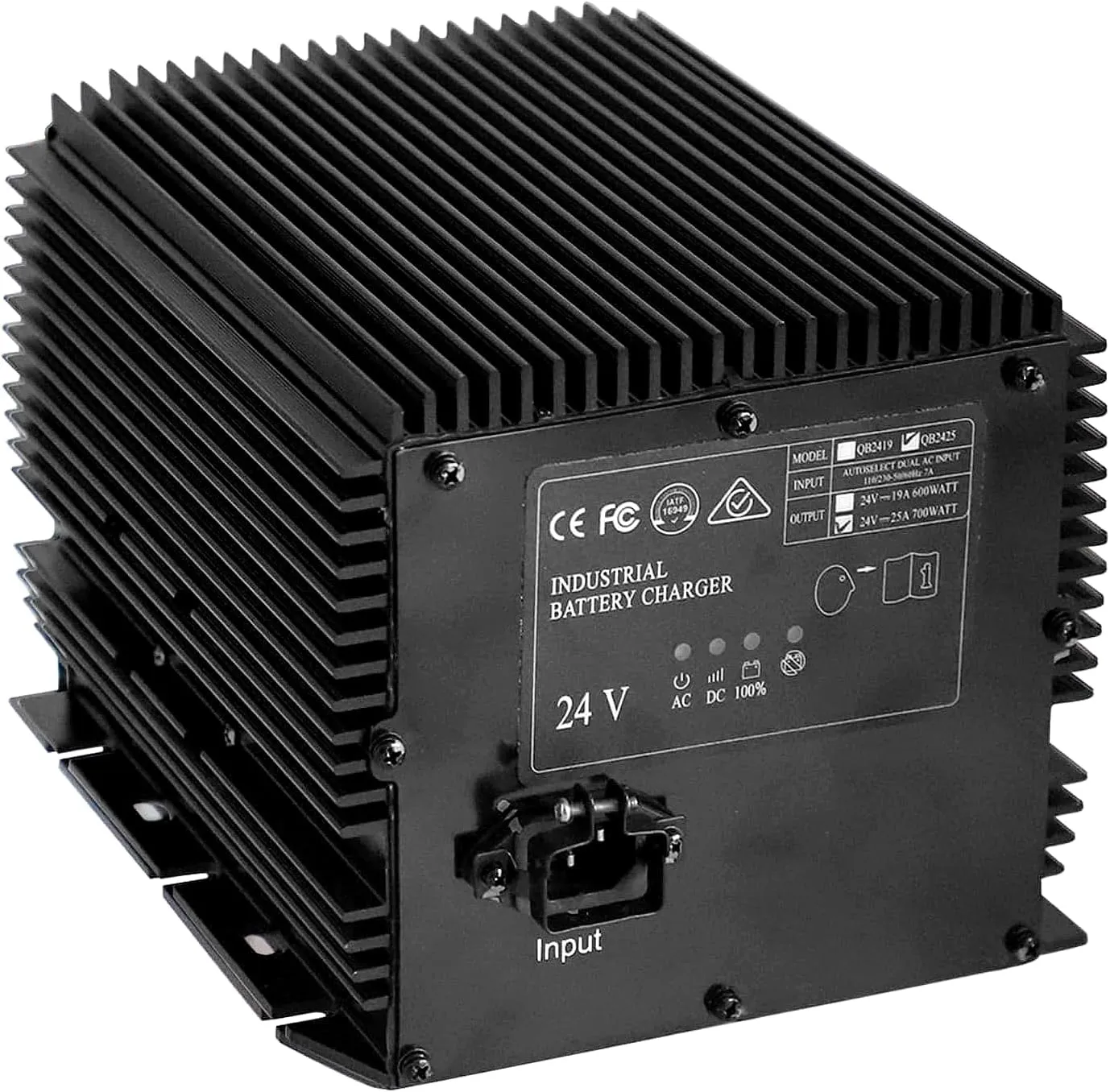 New 24 Volt 25 AMP Genie/Skyjack/JLG Scissor Lift Battery Charger, Replaces HB600-24B 161827/128537/96211/105739, IP67 Waterproof & Dust, Heavy Duty Genie GS 1930 Charger 96211, JLG 2030ES Charger