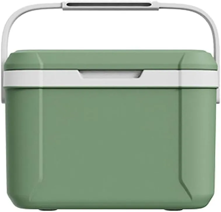 New Camping Cooler with Handle Portable Refrigerator, 5.3Qt Small Picnic Cooler, Box Keep Cool for 72-96 Hours Small Ice Chest Hard Food Storage for Beach, Camping, Sports