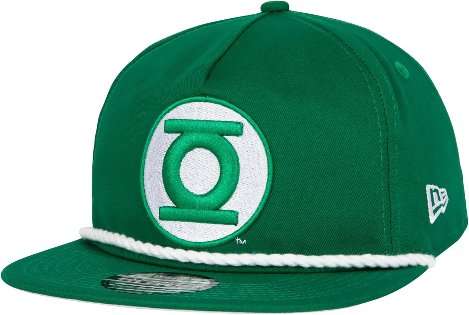New Era Green Lantern Logo Adjustable Golfer Rope Hat
