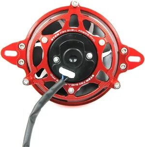 Oil Cooler Water Cooler New Electric Radiator Cooling Fan for 150cc 200cc 250cc Dirt Pit Bike Motorcycle ATV Quad Motocross (Red Set)