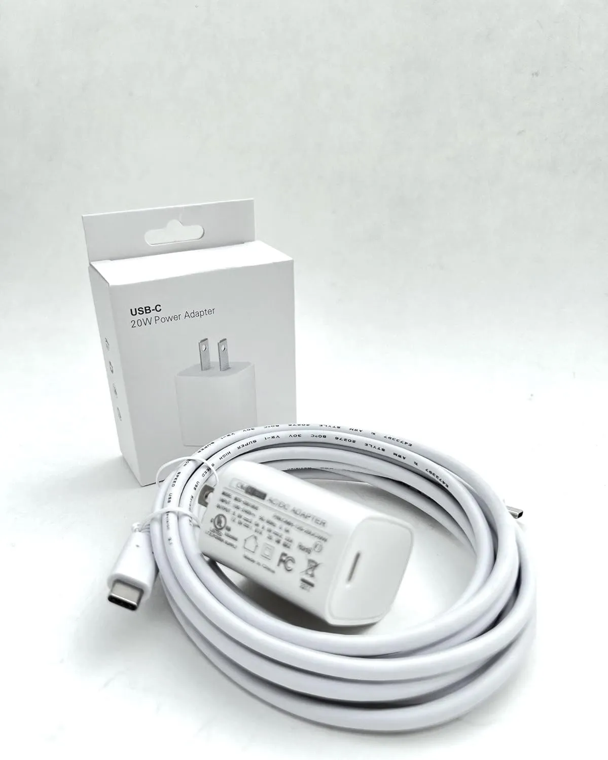 OMNIHIL Wall Charger 10FT-USB-C-to-C Cable Compatible with TrustFire T30R Laser Flashlight