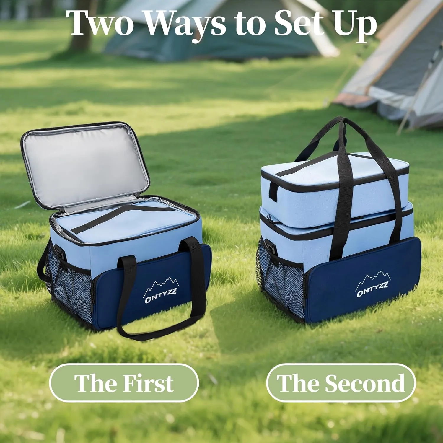 ONTYZZ Cooler Bag Suit 16L 5L Soft Cooler Bag Large Lunch Cooler for Picnic, Beach, Work, Road Trip