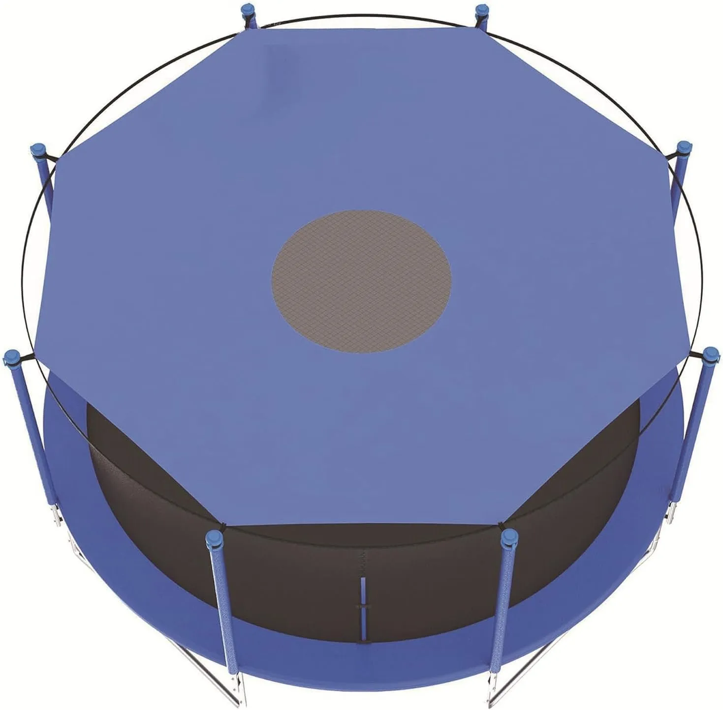 Outdoor Trampoline Sunshade Cover, Easy to Install Trampolines Canopy Accessories Sun-Protection Anti-UV for Backyard Playground