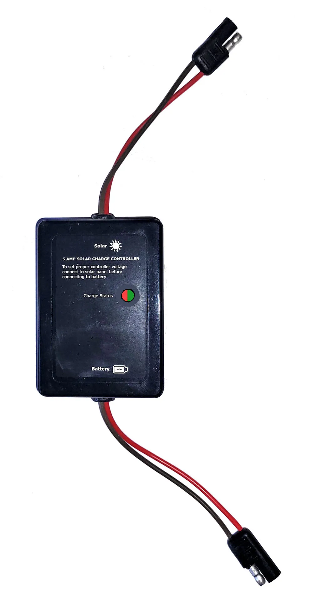 P3 Solar 12v 5A MPP Solar Charge Controller with SAE Connectors