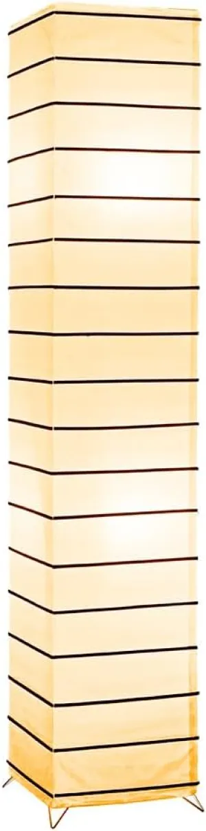 Paper Floor Lamp Floor Lamps for Living Room Paper and Chrome Standing Lamp Room Decoration Festival Lantern Light Nightstand Lamp Bedroom Dresser Living Kids Room College Dorm Coffee