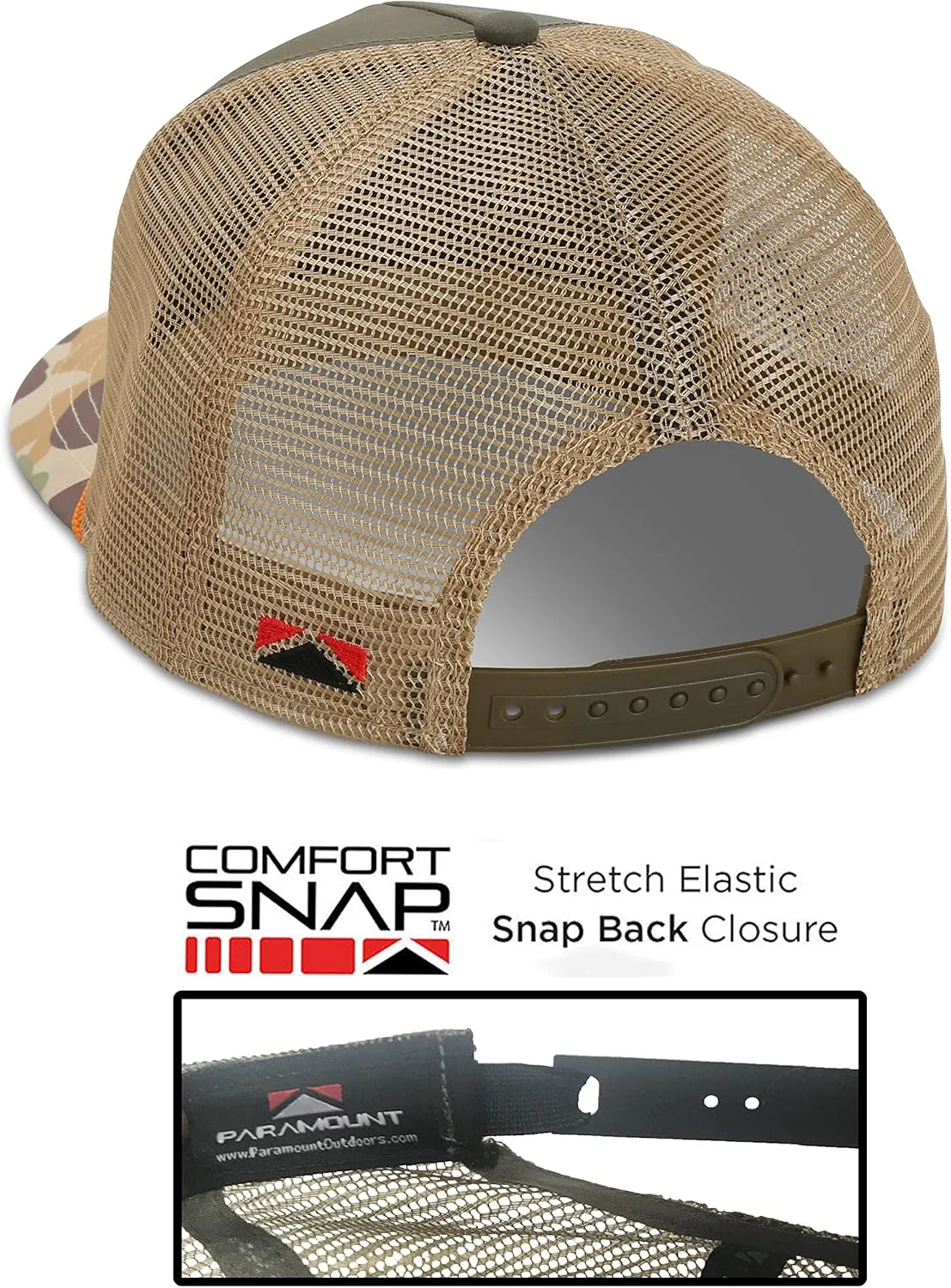 Paramount Outdoors All Mesh American Flag Cap Patriot Series