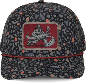 Paramount Outdoors Big Foot Squatch Performance Fishing Rope Cap with Laser Perforation Snapback
