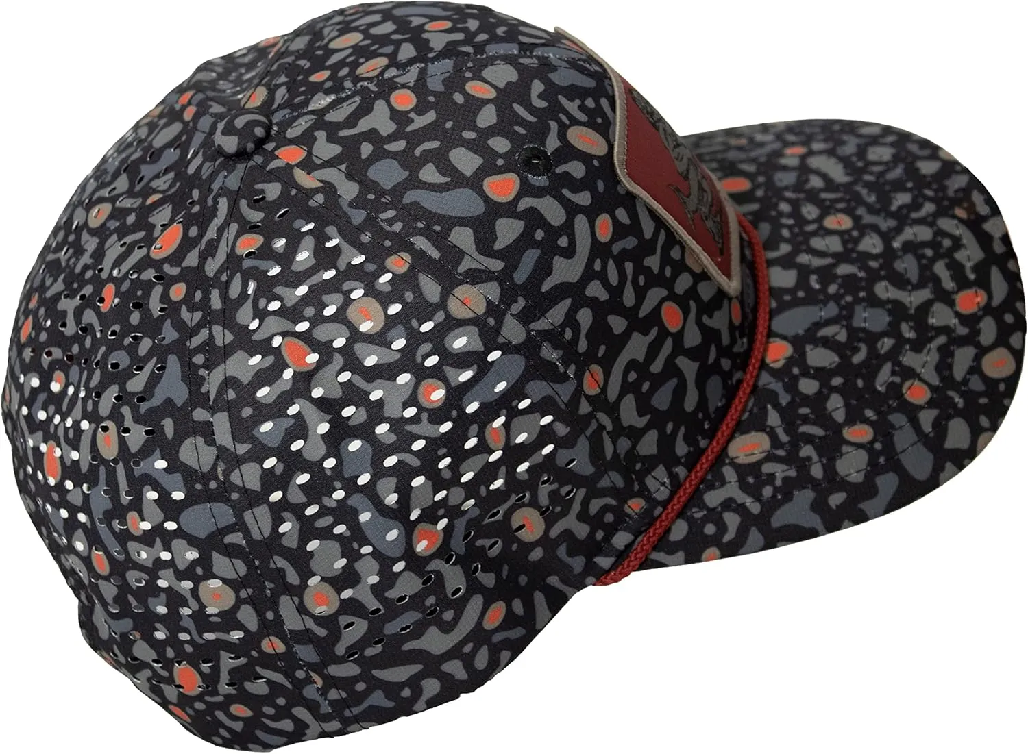 Paramount Outdoors Big Foot Squatch Performance Fishing Rope Cap with Laser Perforation Snapback