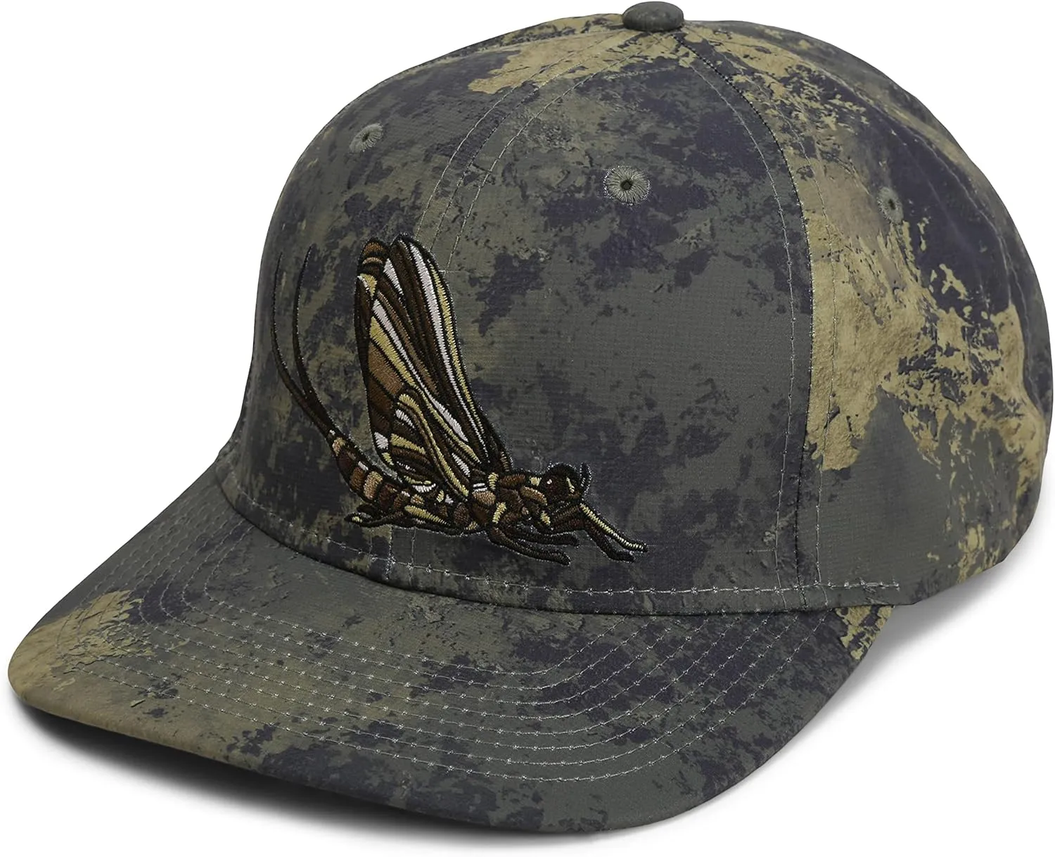 Paramount Outdoors Mayfly Fly Fishing 6-Panel Riverside Comfort Snap Snapback Fly Fishing Cap