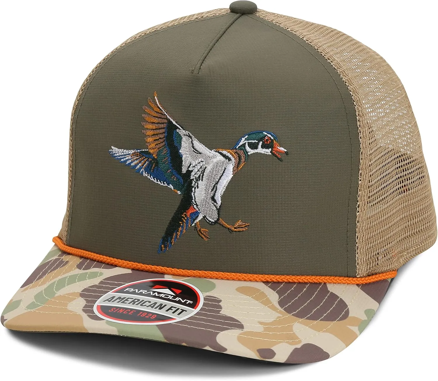 Paramount Outdoors Retriever Hunting Dog Hats for Men Performance Fabrics Stretch Elastic Snapback