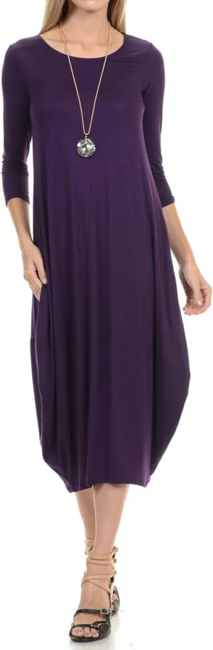 Pastel by Vivienne Women's Cocoon Midi Dress