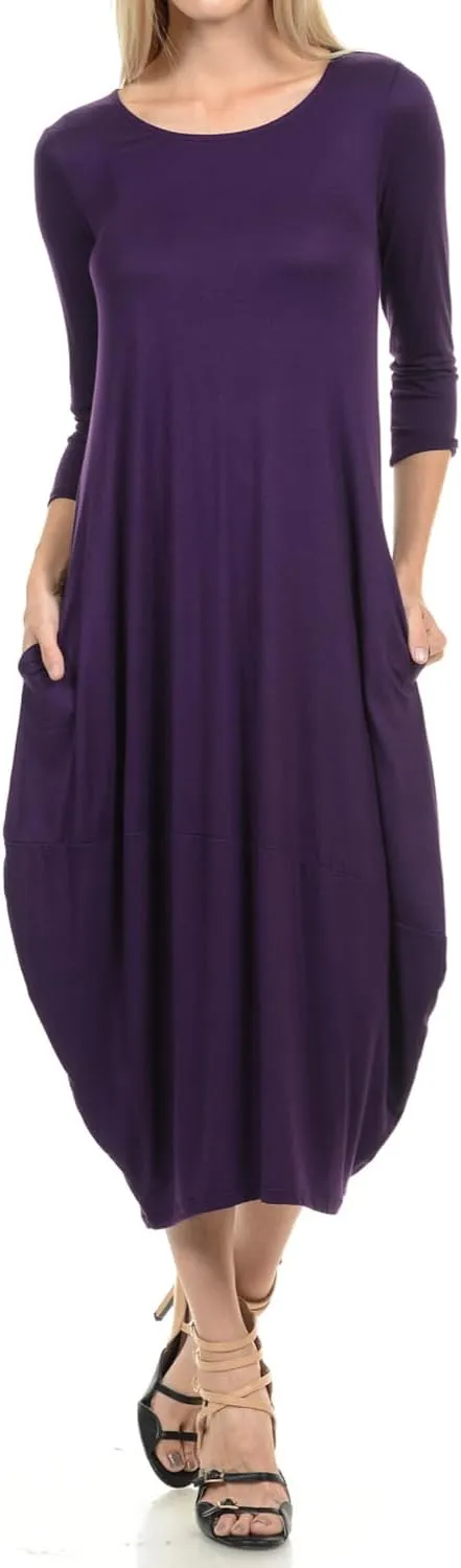 Pastel by Vivienne Women's Cocoon Midi Dress