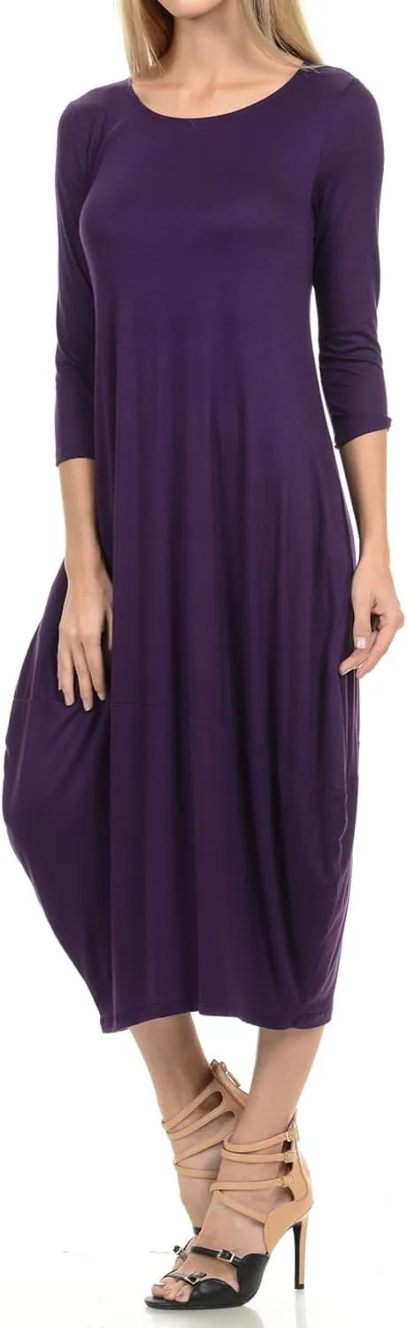 Pastel by Vivienne Women's Cocoon Midi Dress