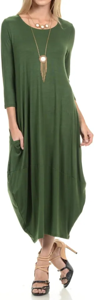 Pastel by Vivienne Women's Cocoon Midi Dress