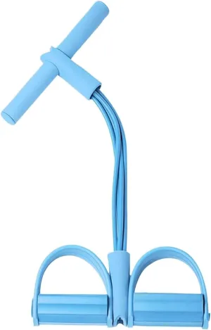 Pedal Resistance Bands with Handles -4 Tube Pedal Ankle Puller 2025 Upgraded Stretch Bands for Exercise Sit-ups Workout Equipment, Auxiliary Device Fitness Equipment for Women Men.