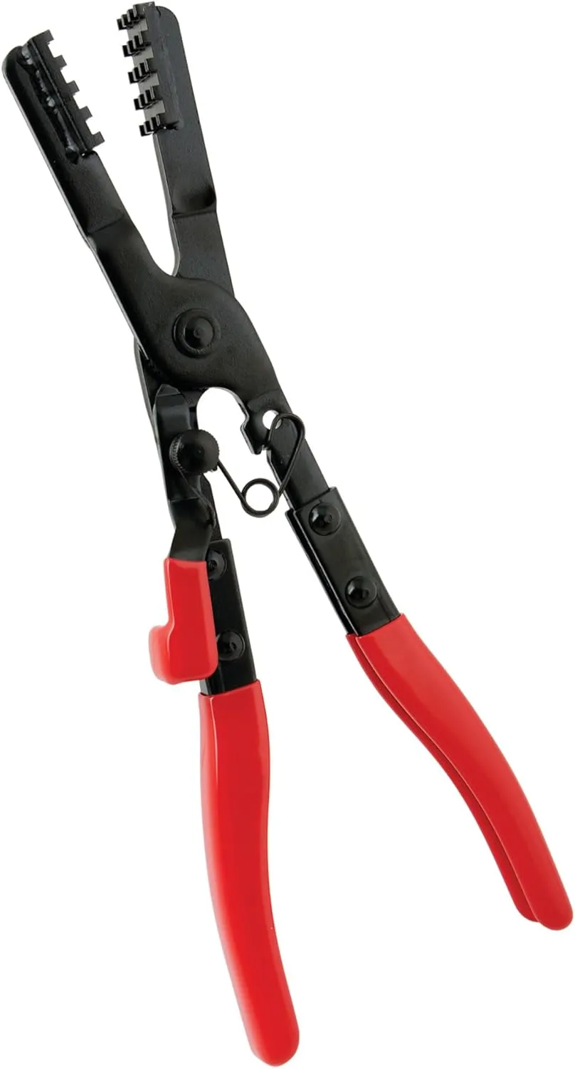 Performance Tool W80659 Multi-Angle Hose Clamp Plier for Hard-to-Reach Clamps with Quick Position Locking Mechanism and Steel Construction