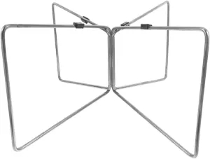 POPETPOP Folding Camping Case Holder Portable Stand Small Storage Rack for Tarp Camping